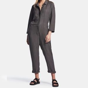 James Perse Linen Jumpsuit - Charcoal